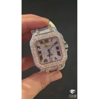 Moissanite diamond watch