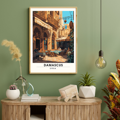 Affiche Damas | Impression Damas | Affiche Syrie