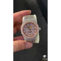 Moissanite diamond watch