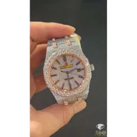 Moissanite diamond watch