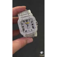 Moissanite diamond watch