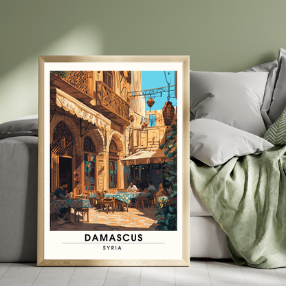 Affiche Damas | Impression Damas | Affiche Syrie
