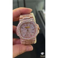 Moissanite diamond watch