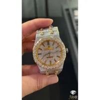 Moissanite diamond watch