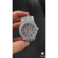 Moissanite diamond watch