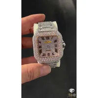 Moissanite diamond watch