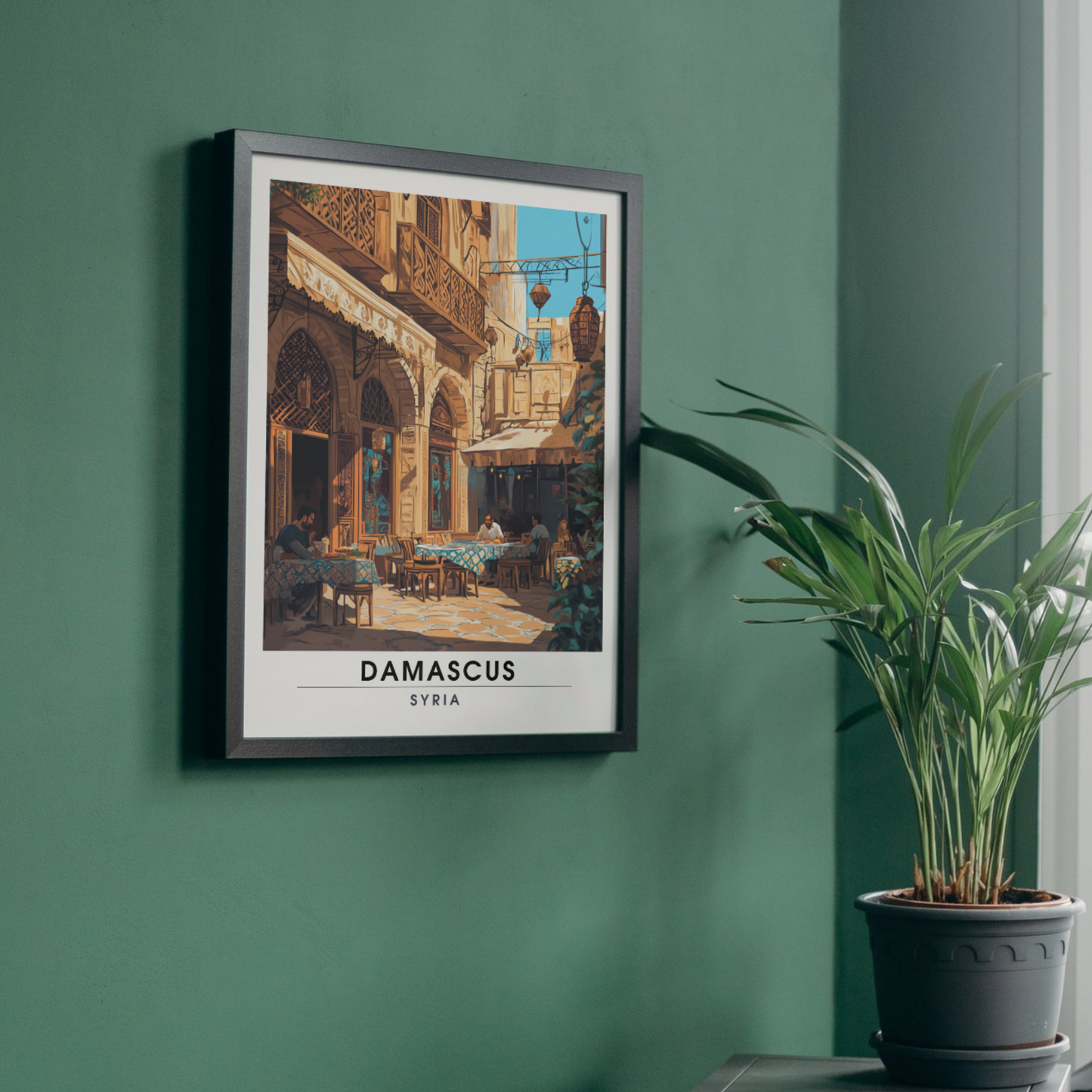 Affiche Damas | Impression Damas | Affiche Syrie