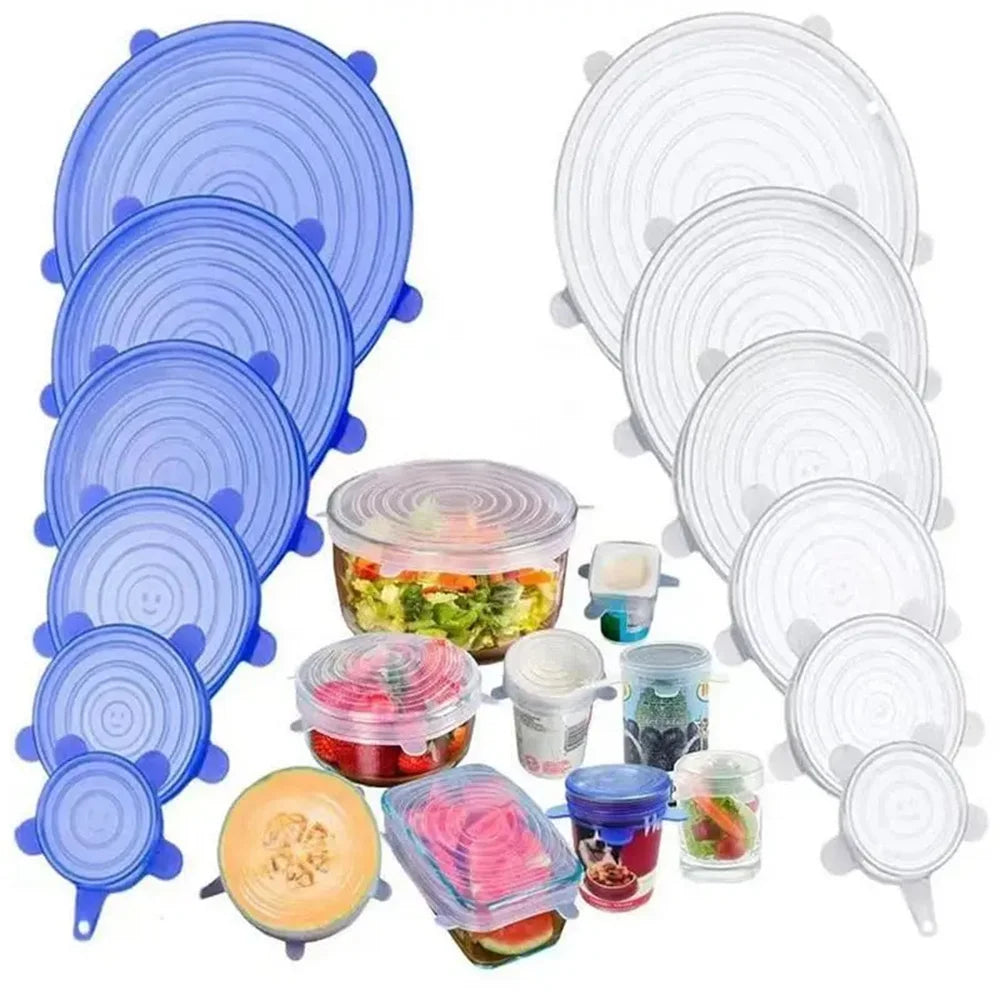 Silicone Food Preservation Lid Set