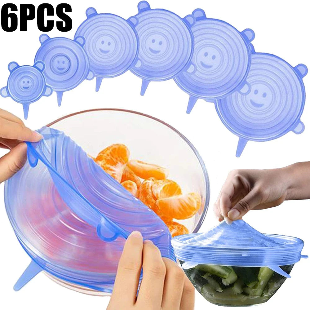 Silicone Food Preservation Lid Set