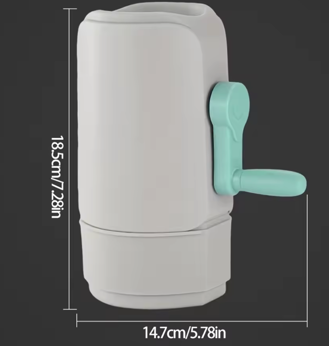 Hand cranked peanut sheller