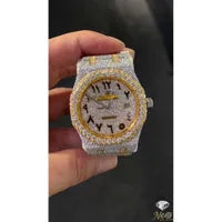 Moissanite diamond watch
